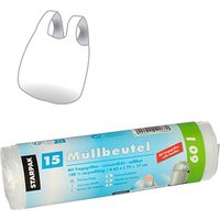 STARPAK Müllbeutel 60,0 l transparent 12,0 µm, 15 St. von STARPAK