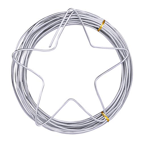 STARVAST 3 MM x 20 M Aluminiumdraht, Aluminium-Draht, Schmuckdraht Aluminiumdraht zum Basteln und Modellieren von Schmuckteilen, Drahtskulpturen, Rostfrei Basteldraht STARVAST 3 MM x 20 M Aluminiumdraht, Aluminium-Draht, Schmuckdraht Aluminiumdraht zum Basteln und Modellieren von Schmuckteilen, Drahtskulpturen, Rostfrei Basteldraht von STARVAST
