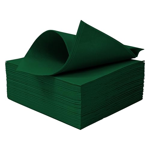 STAUBPIRAT Airlaid Servietten – 50 Stück - 20x20cm cm Serviette stoffähnlich - Tischdekoration für Kommunion, Ostern, Hochzeit, Geburtstag - dunkel grün 019 STAUBPIRAT Airlaid Servietten – 50 Stück - 20x20cm cm Serviette stoffähnlich - Tischdekoration für Kommunion, Ostern, Hochzeit, Geburtstag - dunkel grün 019 von STAUBPIRAT