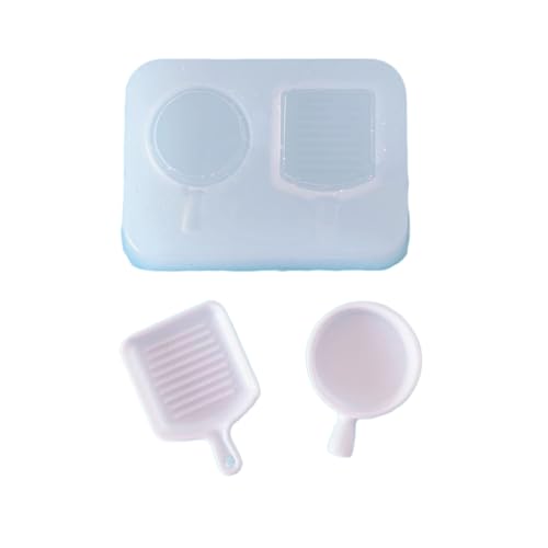STBQHG Miniatur-Silikonform für Lebensmittel, Desserttablett, Teller, Harz-Formen, Zubehör, Küche, Backwerkzeug, Handwerk von STBQHG