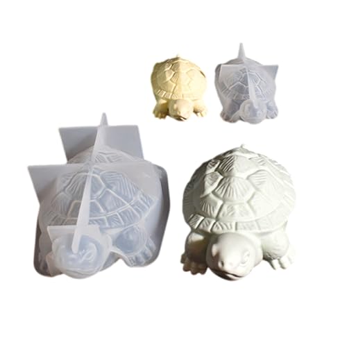 Silikonform-Set, Motiv: Schildkröten, stabile Materialien, ideal zum Basteln und für Heimdekorationsprojekte, 2 Stück von STBQHG