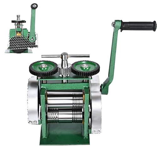 STDZQCWY Walzwerkmaschine, Zum Pressen Von Blechen/Drahten/Flachblechen, Kombiniertes Manuelles Walzwerk, Tablettierwerkzeug Für Schmuckpressen, Für Schmuckdesign Und -Reparatur STDZQCWY Walzwerkmaschine, Zum Pressen Von Blechen/Drahten/Flachblechen, Kombiniertes Manuelles Walzwerk, Tablettierwerkzeug Für Schmuckpressen, Für Schmuckdesign Und -Reparatur von STDZQCWY