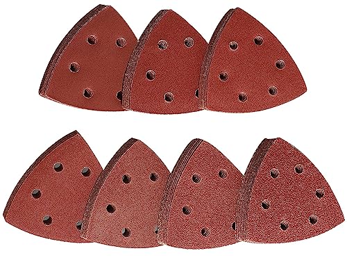 STEBRUAM Deltaschleifer Schleifpapier Dreieckschleifer, 70 Stück Delta Schleifpapier Klett Schleifpapier Deltaschleifer Gemischt je 10 Blatt 60 80 120 180 240 320 400 für Schleifdreiecke 93x93x93mm STEBRUAM Deltaschleifer Schleifpapier Dreieckschleifer, 70 Stück Delta Schleifpapier Klett Schleifpapier Deltaschleifer Gemischt je 10 Blatt 60 80 120 180 240 320 400 für Schleifdreiecke 93x93x93mm von STEBRUAM