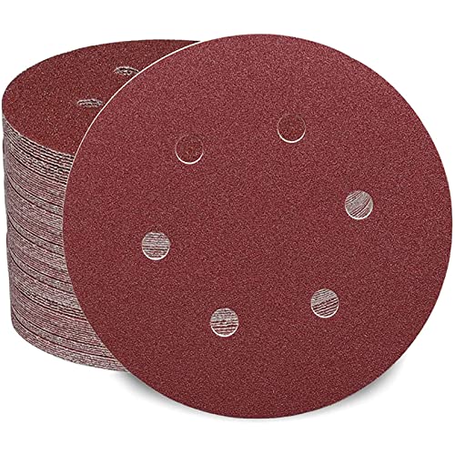 STEBRUAM 150mm Schleifpapier Set,100 Stück Schleifscheiben Klett für Exzenterschleifer 6 Loch Je10 x Korn 40/60/80/120/180/240/320/400/600/1000 STEBRUAM 150mm Schleifpapier Set,100 Stück Schleifscheiben Klett für Exzenterschleifer 6 Loch Je10 x Korn 40/60/80/120/180/240/320/400/600/1000 von STEBRUAM