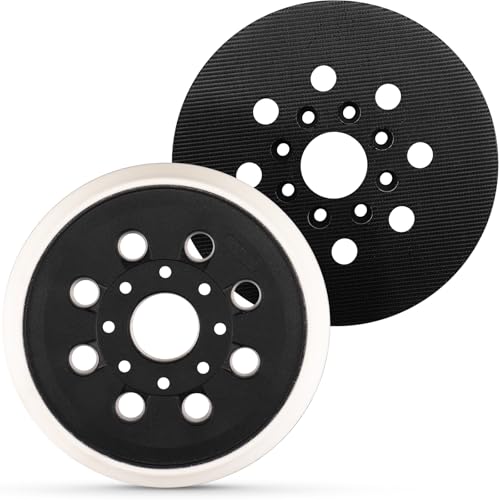 STEBRUAM 2 Stück 125mm Professional Schleiftelle für Bosch GEX 125-1 AE, 8-Loch Klett Stützteller Schleifteller Teller für PEX 220 A & AE, Exzenterschleifer Schleifplatte. STEBRUAM 2 Stück 125mm Professional Schleiftelle für Bosch GEX 125-1 AE, 8-Loch Klett Stützteller Schleifteller Teller für PEX 220 A & AE, Exzenterschleifer Schleifplatte. von STEBRUAM
