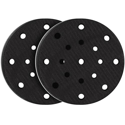 STEBRUAM 2 Stück 6 Zoll Weicher Schwamm Interface Pad Schleifpad 17 Löcher für 150mm Sander Ersatzkissen Pad Schlagfest Geräuschreduzierung Schutz Polierer STEBRUAM 2 Stück 6 Zoll Weicher Schwamm Interface Pad Schleifpad 17 Löcher für 150mm Sander Ersatzkissen Pad Schlagfest Geräuschreduzierung Schutz Polierer von STEBRUAM