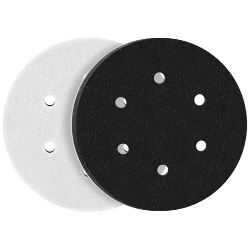 STEBRUAM 2 Stück 6 Zoll Weicher Schwamm Interface Pad Schleifpad 6 Löcher für 150mm Sander Ersatzkissen Pad Schlagfest Geräuschreduzierung Schutz Polierer STEBRUAM 2 Stück 6 Zoll Weicher Schwamm Interface Pad Schleifpad 6 Löcher für 150mm Sander Ersatzkissen Pad Schlagfest Geräuschreduzierung Schutz Polierer von STEBRUAM