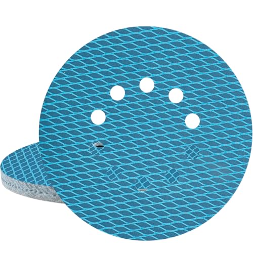 STEBRUAM 20 Stück Schleifpapier 225mm Klett mit Körnung P240 Schleifscheiben 225mm Klett 10 Loch Diamant Form Schleifpads für Trockenbauschleifer Exzenterschleifer Schleifgiraffe STEBRUAM 20 Stück Schleifpapier 225mm Klett mit Körnung P240 Schleifscheiben 225mm Klett 10 Loch Diamant Form Schleifpads für Trockenbauschleifer Exzenterschleifer Schleifgiraffe von STEBRUAM