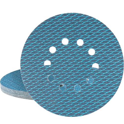 STEBRUAM 20 Stück Schleifpapier 225mm Klett mit Körnung P60 Schleifscheiben 225mm Klett 10 Loch Diamant Form Schleifpads für Trockenbauschleifer Exzenterschleifer Schleifgiraffe STEBRUAM 20 Stück Schleifpapier 225mm Klett mit Körnung P60 Schleifscheiben 225mm Klett 10 Loch Diamant Form Schleifpads für Trockenbauschleifer Exzenterschleifer Schleifgiraffe von STEBRUAM