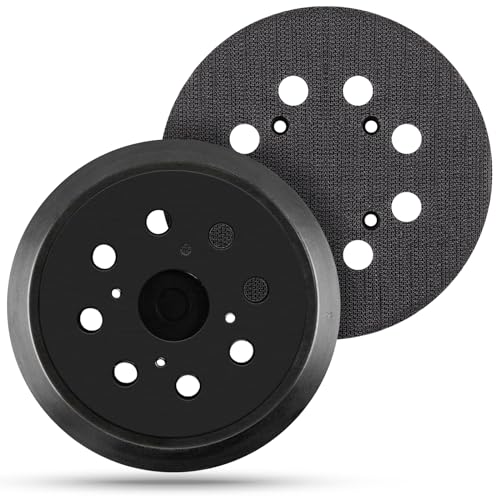 STEBRUAM 2PCS 5 Zoll 8 Loch Schleifteller, 125mm Ersatzpad-Pads für Ryobi RS290 RS280, Milwaukee 6021-21, 6034-21 STEBRUAM 2PCS 5 Zoll 8 Loch Schleifteller, 125mm Ersatzpad-Pads für Ryobi RS290 RS280, Milwaukee 6021-21, 6034-21 von STEBRUAM