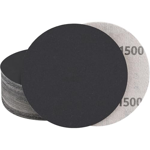 STEBRUAM 30Stück 6 Zoll Schleifpapier 150mm Klett No Loch trocken nass schleifscheiben Körnung 1500 für Auto Metall STEBRUAM 30Stück 6 Zoll Schleifpapier 150mm Klett No Loch trocken nass schleifscheiben Körnung 1500 für Auto Metall von STEBRUAM