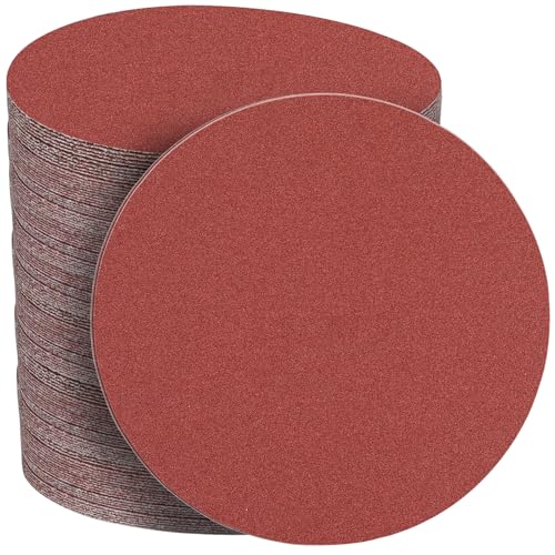 STEBRUAM 50 Stück Schleifpapier 150mm Klett 400 Körnung No Loch 6 Zoll Schleifscheiben Set für Exzenterschleifer STEBRUAM 50 Stück Schleifpapier 150mm Klett 400 Körnung No Loch 6 Zoll Schleifscheiben Set für Exzenterschleifer von STEBRUAM