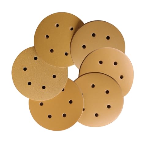 STEBRUAM 60 Stück 150 mm Schleifpapier Klett 60 80 120 180 240 400 Körnung für Exzenterschleifer STEBRUAM 60 Stück 150 mm Schleifpapier Klett 60 80 120 180 240 400 Körnung für Exzenterschleifer von STEBRUAM