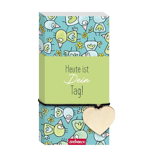 STEINBECK Geschenkblock - Heute ist Dein Tag! - Geschenkblock mit Herz aus Holz STEINBECK Geschenkblock - Heute ist Dein Tag! - Geschenkblock mit Herz aus Holz von STEINBECK