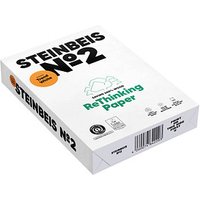 STEINBEIS Recyclingpapier No.2 DIN A4 80 g/qm 500 Blatt von STEINBEIS