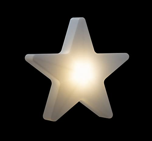 STEINFIGURENWELT GIEBEN 3D LED Stern Weihnachtsstern 60 cm weiß mit Farbwechsel Fernbedienung dimmbar Leuchtstern Deko für innen und außen wetterfest Indoor Outdoor von STEINFIGURENWELT GIEBEN