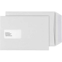 STEINMETZ Versandtaschen DIN B5 mit Fenster weiß 500 St. von STEINMETZ