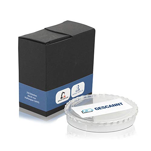 stempel-fabrik – “GESCANNT” Aufkleber im Spenderkarton – 250 Stück Klebeetiketten á 60 x 30 mm zur Kennzeichnung von Dokumenten, Akten uvm. – selbstklebende Lagertext Etiketten für Buchhaltung & Co stempel-fabrik – “GESCANNT” Aufkleber im Spenderkarton – 250 Stück Klebeetiketten á 60 x 30 mm zur Kennzeichnung von Dokumenten, Akten uvm. – selbstklebende Lagertext Etiketten für Buchhaltung & Co von STEMPEL-FABRIK