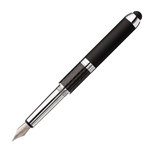 Stempel-Kugelschreiber Heri Promesa Stamp & Touch Pen 80321 Füllfederhalter custom schwarz von STEMPEL-FABRIK