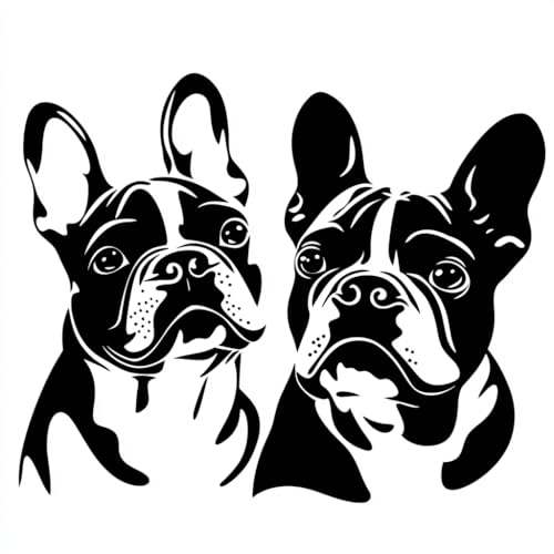 Wiederverwendbare Schablone, französische Bulldogge, 21,6 x 27,9 cm, ideal für Mal- und Bastelprojekte Wiederverwendbare Schablone, französische Bulldogge, 21,6 x 27,9 cm, ideal für Mal- und Bastelprojekte von STENCILAIR