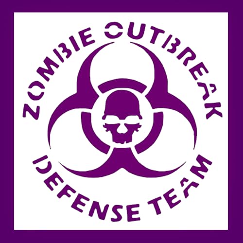 Zombie-Schablone – wiederverwendbare Kunststoff-Epidemie-Warnvorlage für Bastelarbeiten, Malerei, Wandkunst und Scrapbooking, 14 x 14 cm Zombie-Schablone – wiederverwendbare Kunststoff-Epidemie-Warnvorlage für Bastelarbeiten, Malerei, Wandkunst und Scrapbooking, 14 x 14 cm von STENCILAIR