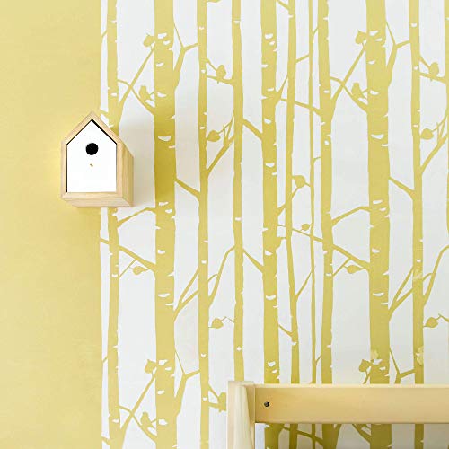Birch Forest Wand Schablone für Malerei – 61 x 93,5 cm - Groß Mylar waschbar Kunststoff – wiederholbare Baum Muster Décor Birch Forest Wand Schablone für Malerei – 61 x 93,5 cm - Groß Mylar waschbar Kunststoff – wiederholbare Baum Muster Décor von STENCILIT