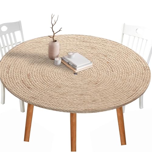 STFALI Tischdecke Rund 120 cm, Spanntischdecke Rund, Tischdecke Outdoor, 3D-Gedruckte Tischdecke Mit Muster, Geeignet für Garten, Küche Und Terrasse STFALI Tischdecke Rund 120 cm, Spanntischdecke Rund, Tischdecke Outdoor, 3D-Gedruckte Tischdecke Mit Muster, Geeignet für Garten, Küche Und Terrasse von STFALI