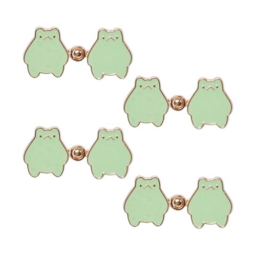 STHOYN Cute Cartoon Hosenbund Enger Machen Creative Mini Rock Hosen Enger Machen Clip Frauen Fixer Unisex Kleidung Zubehör Waist Knots(Frogs*4) von STHOYN