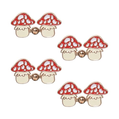 STHOYN Cute Cartoon Hosenbund Enger Machen Creative Mini Rock Hosen Enger Machen Clip Frauen Fixer Unisex Kleidung Zubehör Waist Knots(Mushrooms*4) von STHOYN