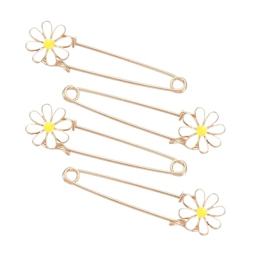 STHOYN Daisy Hosenbund Enger Machen Schnalle Für Jeans & Röcke Hosen Enger Machen Clip Frauen Kleidungsverschluss Kreativer Multifunktions-Waist Knots(Gold) von STHOYN