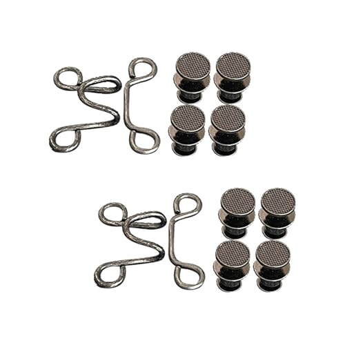 STHOYN Hosenbund Enger Machen Reduktion Minimalistischer Gürtel Hosen Enger Machen Clip Frauen Schnalle Unisex Unsichtbare Jean Waist Knots Anpassung Clip(Schwarz) von STHOYN