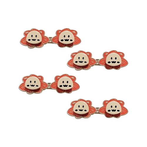 STHOYN Hosenbund Enger Machen Verstellbare Kleidung Hosen Enger Machen Clip Frauen Fixer Vielseitige Waist Knots Kreatives Zubehör(Orange) von STHOYN