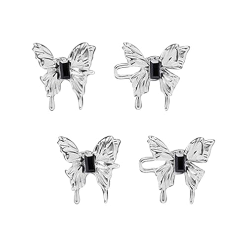 STHOYN Hosenbund Enger Machen Verstellbarer Vierpunkt Stern Hosen Enger Machen Clip Frauen Fixer Vielseitige Waist Knots Dekoratives Zubehör(Butterflies*2) von STHOYN