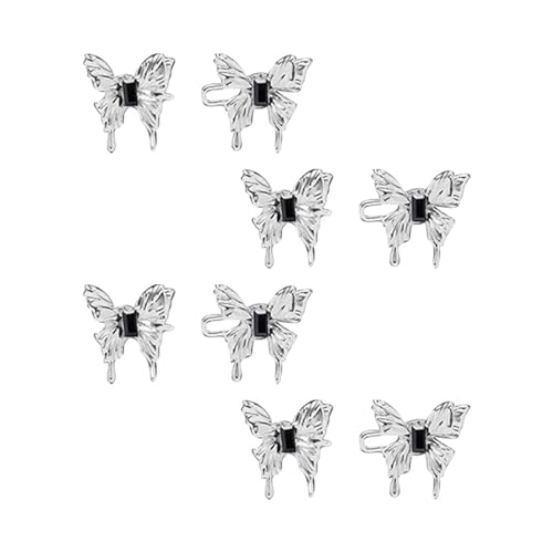 STHOYN Hosenbund Enger Machen Verstellbarer Vierpunkt Stern Hosen Enger Machen Clip Frauen Fixer Vielseitige Waist Knots Dekoratives Zubehör(Butterflies*4) von STHOYN