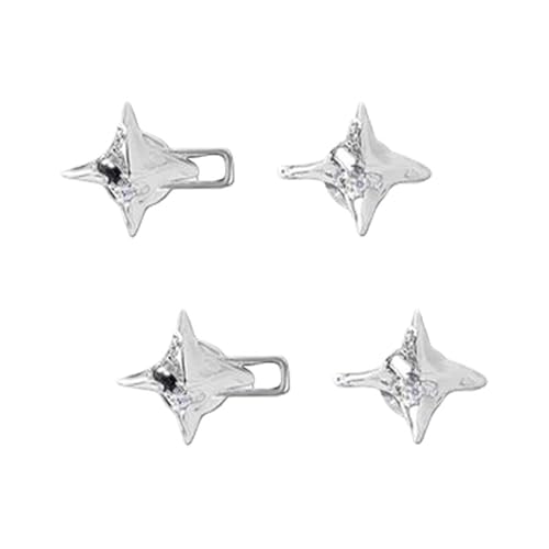 STHOYN Hosenbund Enger Machen Verstellbarer Vierpunkt Stern Hosen Enger Machen Clip Frauen Fixer Vielseitige Waist Knots Dekoratives Zubehör(Stars*2) von STHOYN