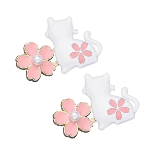 STHOYN Katze Hosenbund Enger Machen No-Nähen Hand-Presse Hosen Enger Machen Clip Frauen Installation Für Jeans & Röcke Waist Knots(White*2) von STHOYN