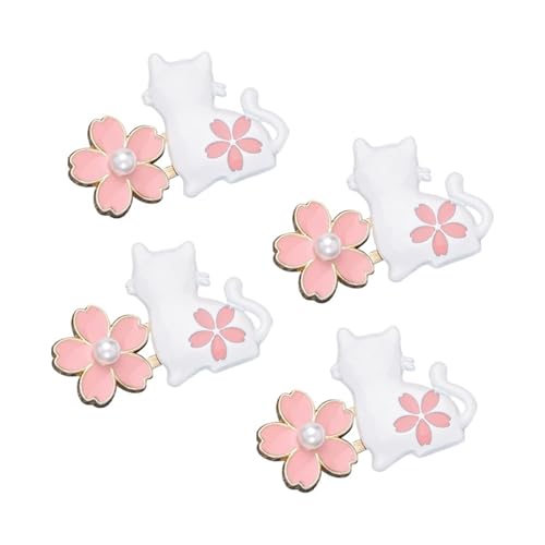 STHOYN Katze Hosenbund Enger Machen No-Nähen Hand-Presse Hosen Enger Machen Clip Frauen Installation Für Jeans & Röcke Waist Knots(White*4) von STHOYN