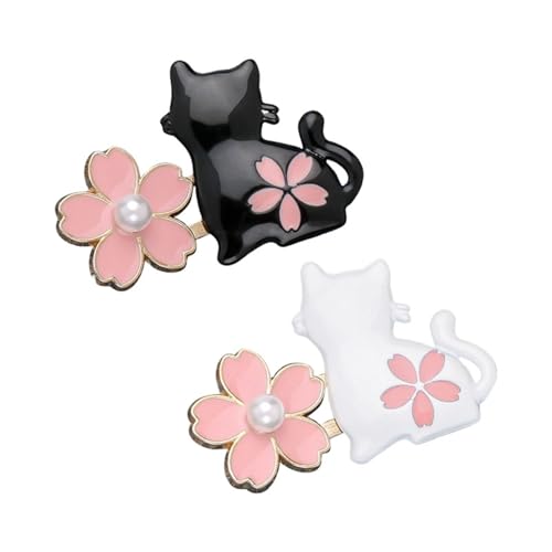 STHOYN Katze Hosenbund Enger Machen No-Nähen Hand-Presse Hosen Enger Machen Clip Frauen Installation Für Jeans & Röcke Waist Knots(White+Black) von STHOYN