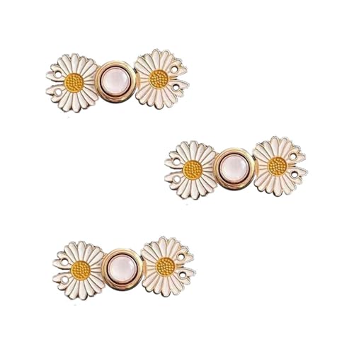 STHOYN Kreatives Niedliches Design Hosenbund Enger Machen Daisy Hosen Enger Machen Clip Frauen Anpassung Schnalle Snap-On Waist Knots(Flower) von STHOYN