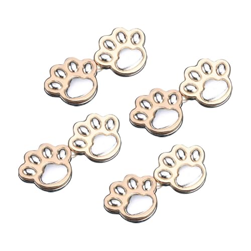 STHOYN Metall Hosenbund Enger Machen Cat Claw Design Frauen Hosen Enger Machen Clip Frauen Verstellbare No-Nähen Waist Knots Gürtel-Adjuster(Glossy Silver*4) von STHOYN