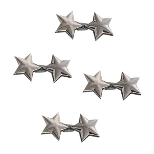 STHOYN Minimalistischer Stern Hosenbund Enger Machen Modevolles Vielseitiges Zubehör Hosen Enger Machen Clip Frauen Schnalle Nähfreie Installation Waist Knots(Schwarz,4 pcs) von STHOYN