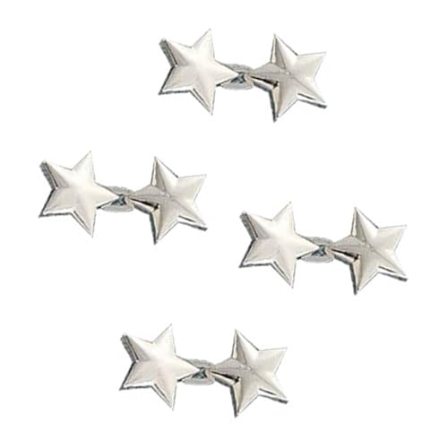 STHOYN Minimalistischer Stern Hosenbund Enger Machen Modevolles Vielseitiges Zubehör Hosen Enger Machen Clip Frauen Schnalle Nähfreie Installation Waist Knots(Silver,4 pcs) von STHOYN