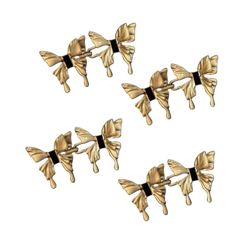 STHOYN Modevolle Schmetterling Hosenbund Enger Machen 4-teilige Set Hosen Enger Machen Clip Frauen Fixierung Anpassung Schnalle Einfache No-Nähen Waist Knots(A) von STHOYN