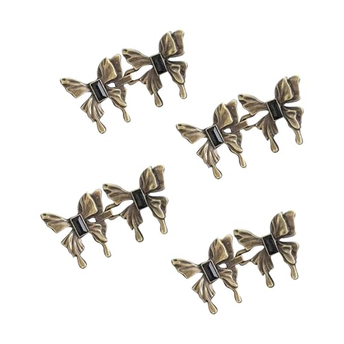 STHOYN Modevolle Schmetterling Hosenbund Enger Machen 4-teilige Set Hosen Enger Machen Clip Frauen Fixierung Anpassung Schnalle Einfache No-Nähen Waist Knots(B) von STHOYN