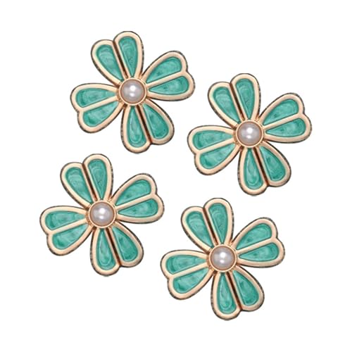 STHOYN No-Nähen Hosenbund Enger Machen Schnalle Clover Hosen Enger Machen Clip Frauen Verstellbare Hosen Befestiger Minimalistische Waist Knots(GrüN) von STHOYN