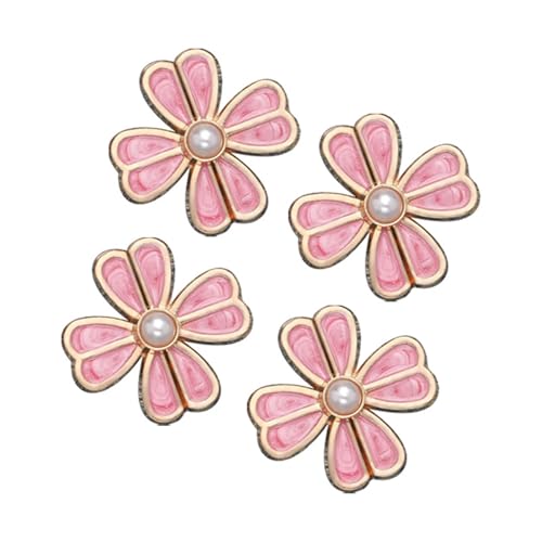 STHOYN No-Nähen Hosenbund Enger Machen Schnalle Clover Hosen Enger Machen Clip Frauen Verstellbare Hosen Befestiger Minimalistische Waist Knots(Pink) von STHOYN
