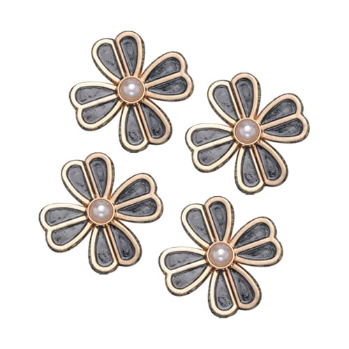 STHOYN No-Nähen Hosenbund Enger Machen Schnalle Clover Hosen Enger Machen Clip Frauen Verstellbare Hosen Befestiger Minimalistische Waist Knots(Schwarz) von STHOYN