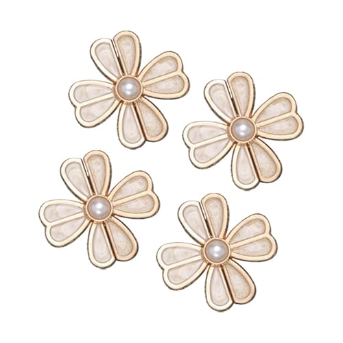 STHOYN No-Nähen Hosenbund Enger Machen Schnalle Clover Hosen Enger Machen Clip Frauen Verstellbare Hosen Befestiger Minimalistische Waist Knots(Weiß) von STHOYN