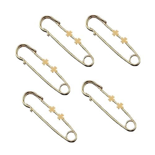 STHOYN Pin Design Hosenbund Enger Machen Kleine Kleidung Zubehör Hosen Clip Frauen Anpassung Schnalle Minimalistische Waist Knots(Four-leaf clover) von STHOYN