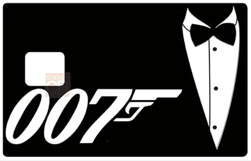James Bond 007 Kreditkartenaufkleber für Bankkarte, US-Format von STICKERCB